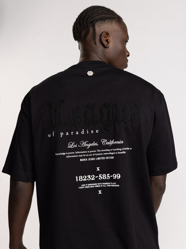 T-SHIRT OVER SIZE Black / XXL