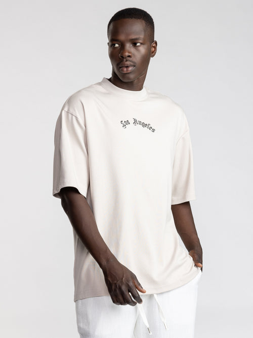 T-SHIRT OVER SIZE Stone / XXL