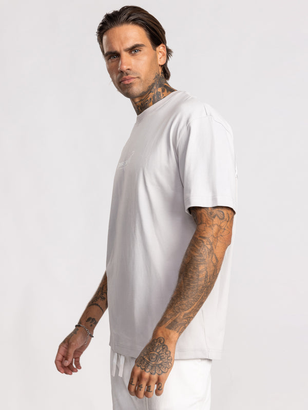 T-SHIRT OVER SIZE Light Gray / XXL