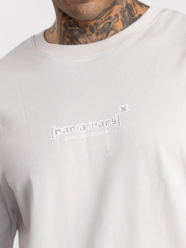 T-SHIRT OVER SIZE Light Gray / XXL