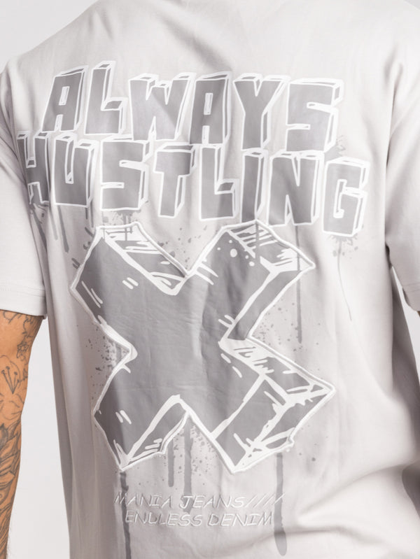 T-SHIRT OVER SIZE Light Gray / XXL