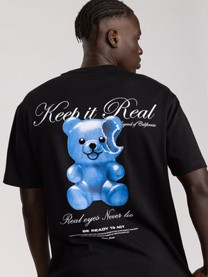 T-SHIRT OVER SIZE Black / XXL