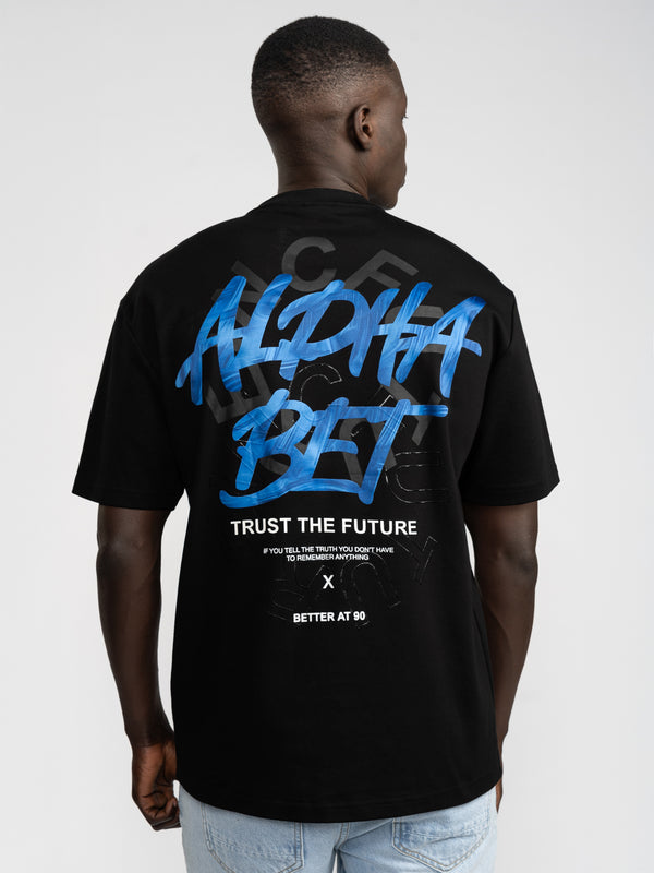 T-SHIRT OVER SIZE Black / XXL