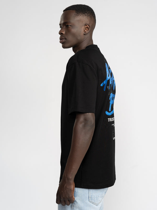T-SHIRT OVER SIZE Black / XXL