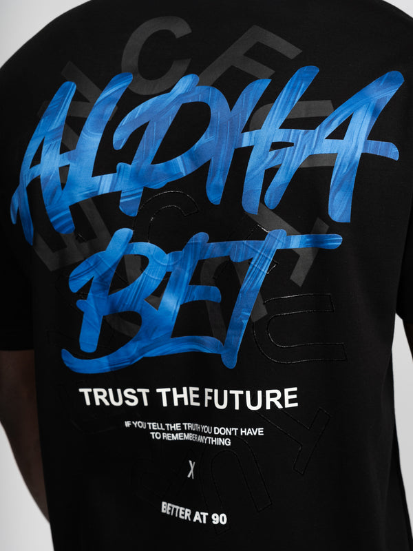 T-SHIRT OVER SIZE Black / XXL