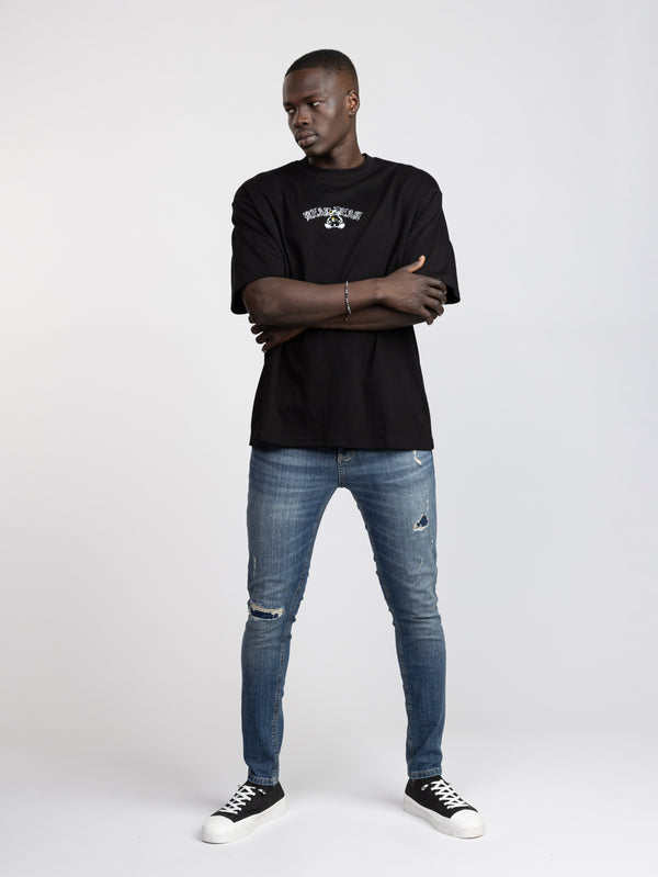 T-SHIRT OVER SIZE Black / XXL