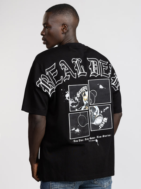 T-SHIRT OVER SIZE Black / XXL