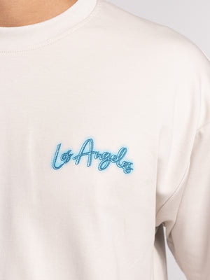 T-SHIRT OVER SIZE Stone / XXL