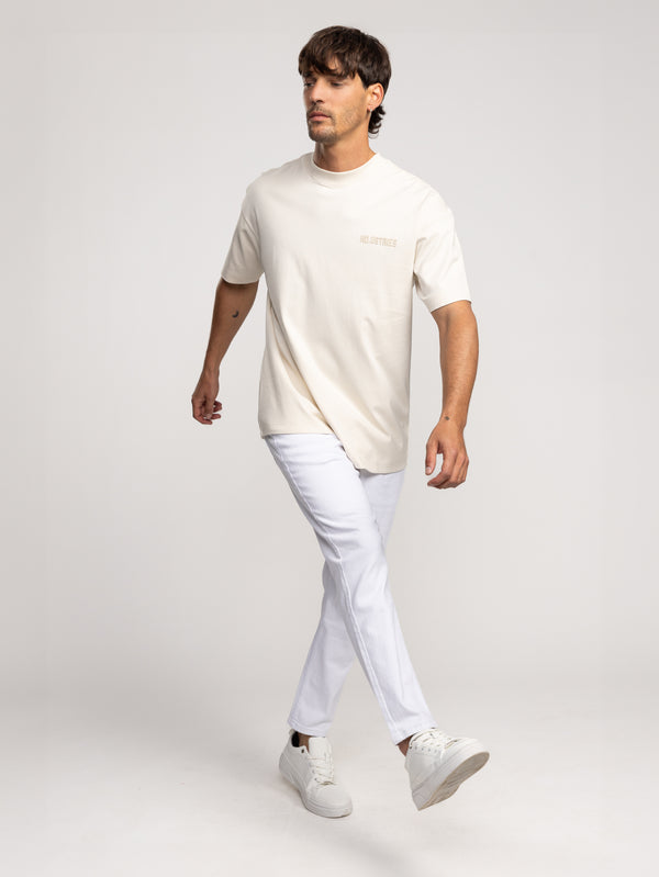 T-SHIRT OVER SIZE Beige / XXL