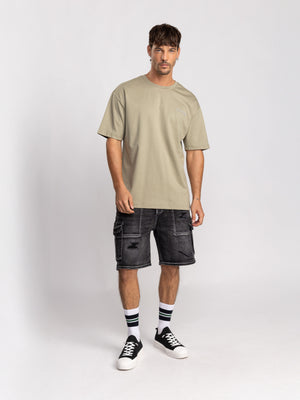 T-SHIRT OVER SIZE Olive / XXL