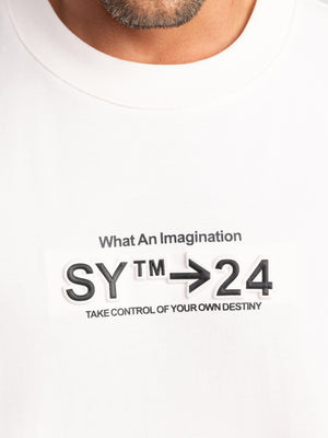 T-SHIRT OVER SIZE Cream / XXL