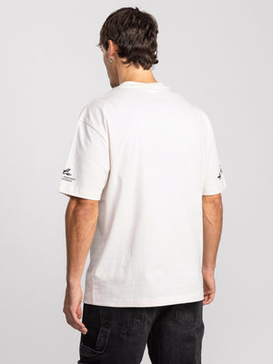 T-SHIRT OVER SIZE Cream / XXL