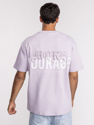 T-SHIRT OVER SIZE Purple / XXL