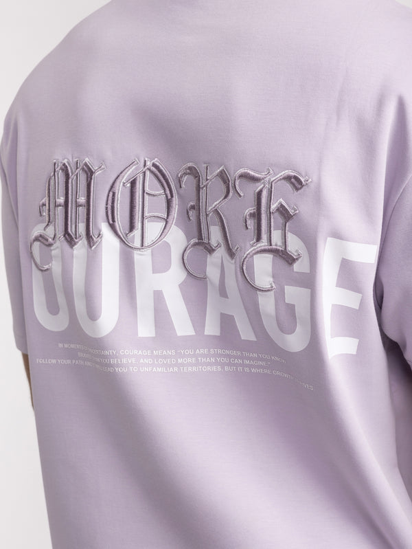T-SHIRT OVER SIZE Purple / XXL