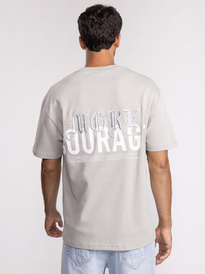 T-SHIRT OVER SIZE Light Gray / XXL