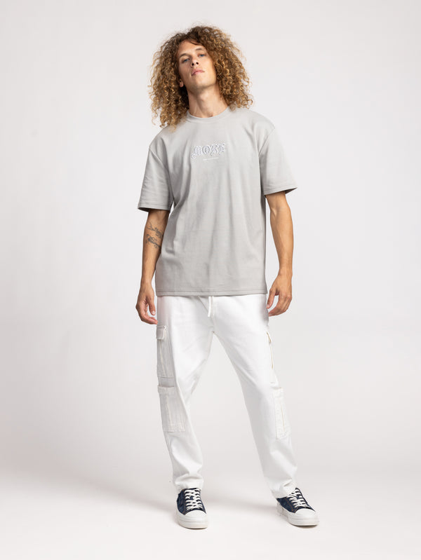 T-SHIRT OVER SIZE Light Gray / XXL