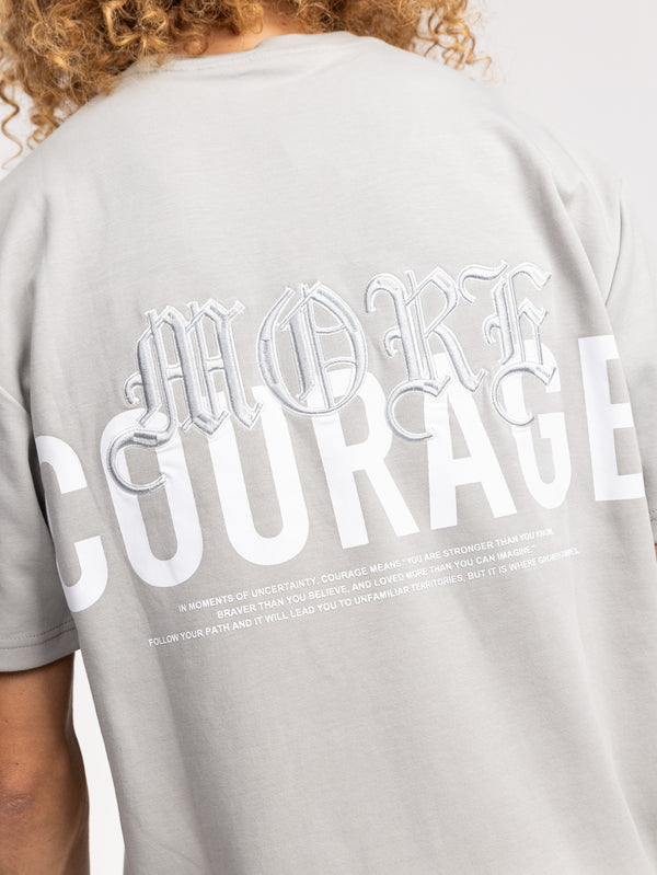 T-SHIRT OVER SIZE Light Gray / XXL