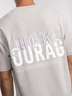 T-SHIRT OVER SIZE Light Gray / XXL