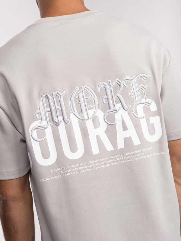 T-SHIRT OVER SIZE Light Gray / XXL
