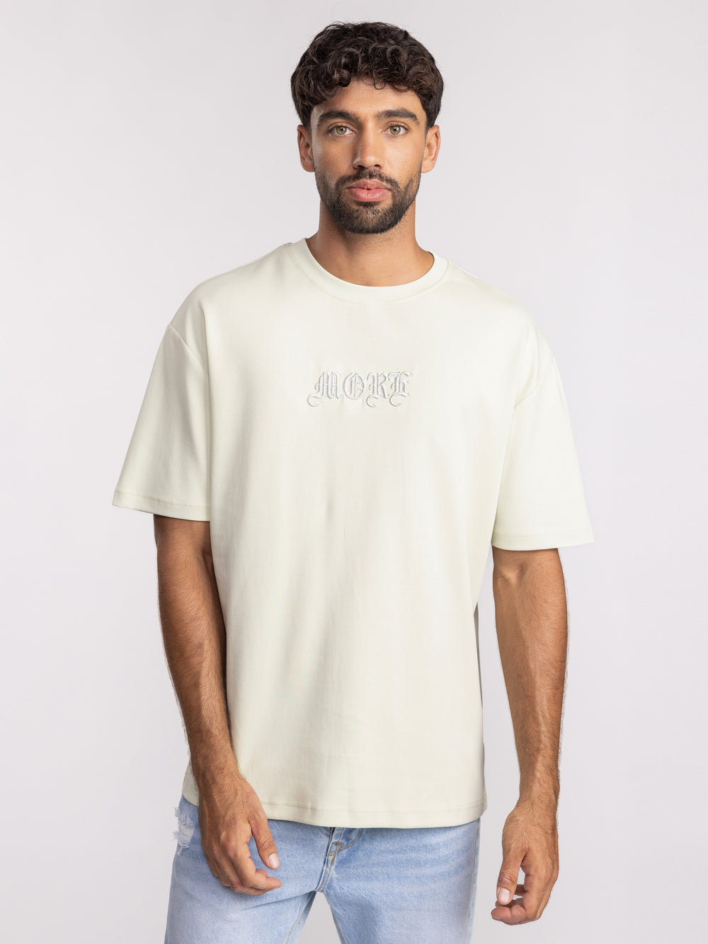 T-SHIRT OVER SIZE Light Gray / XXL