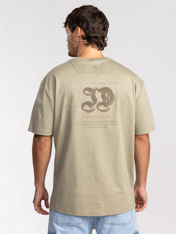 T-SHIRT OVER SIZE Olive / XXL