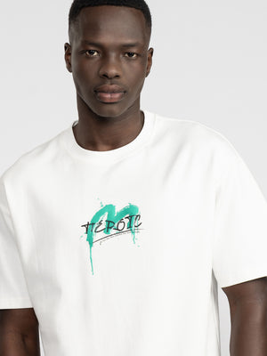 T-SHIRT OVER SIZE Cream / XXL