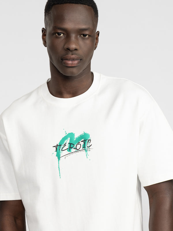 T-SHIRT OVER SIZE Cream / XXL