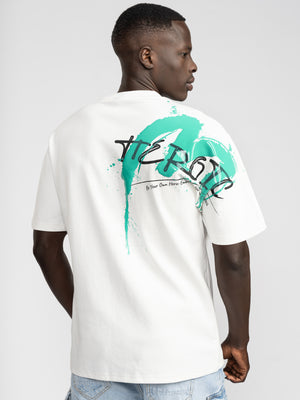 T-SHIRT OVER SIZE Cream / XXL