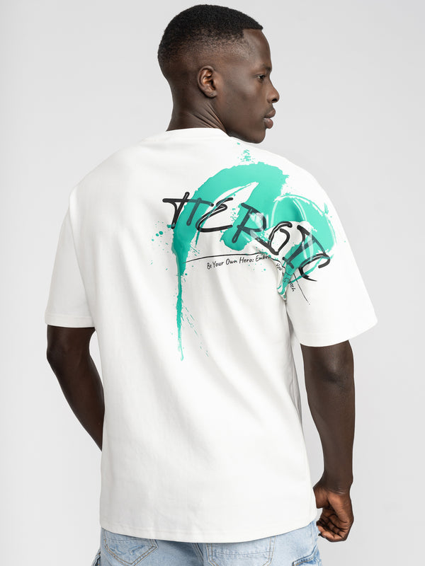 T-SHIRT OVER SIZE Cream / XXL