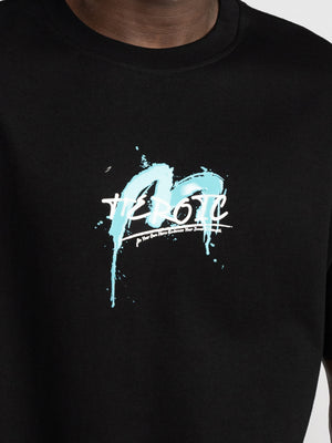 T-SHIRT OVER SIZE Black / XXL