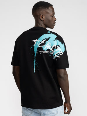 T-SHIRT OVER SIZE Black / XXL