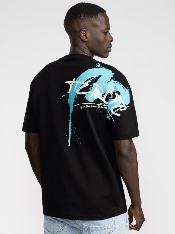 T-SHIRT OVER SIZE Black / XXL
