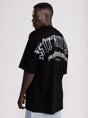 T-SHIRT OVER SIZE Black / XXL