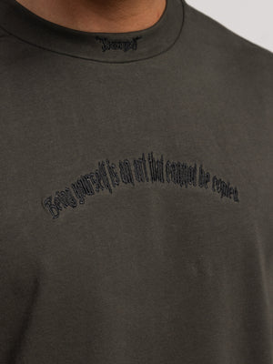 T-SHIRT OVER SIZE Bottle Green / XXL