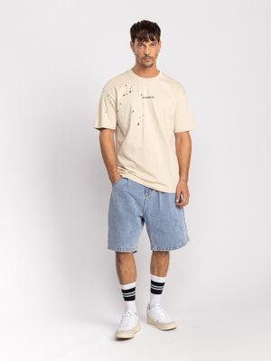 T-SHIRT OVER SIZE Beige / XXL