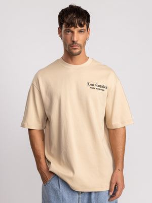 T-SHIRT OVER SIZE Beige / XXL