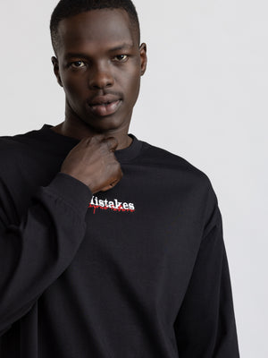 LONG FASHION SLEEVE T Black / XXL