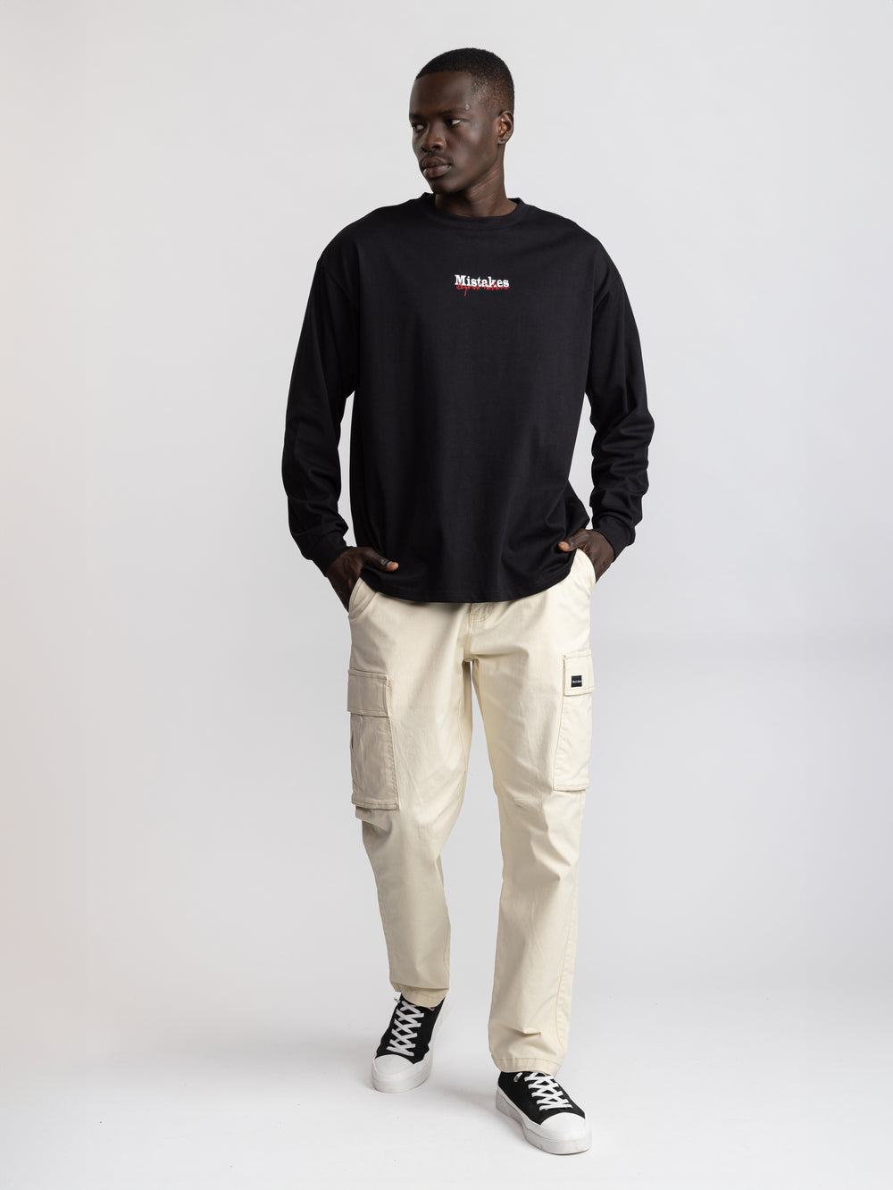 LONG FASHION SLEEVE T Black / XXL
