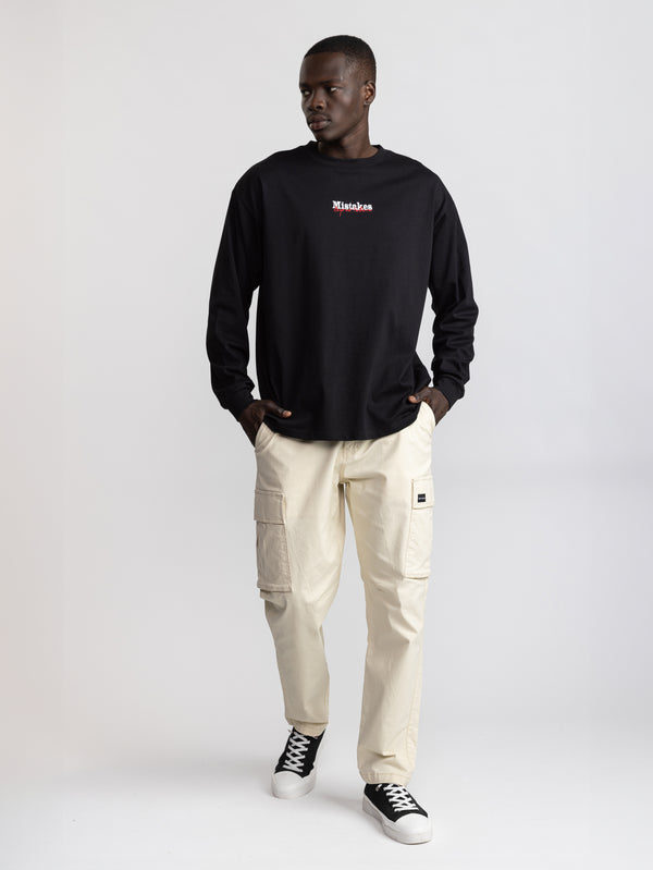LONG FASHION SLEEVE T Black / XXL