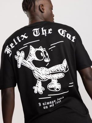 T-SHIRT OVER SIZE Black / XXL