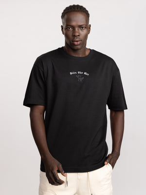 T-SHIRT OVER SIZE Black / XXL
