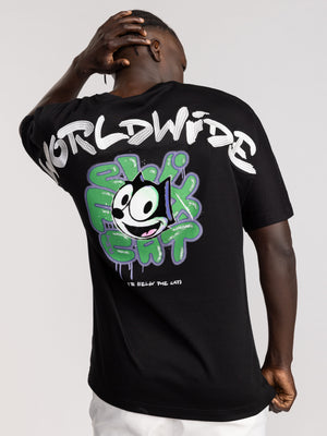 T-SHIRT OVER SIZE Black / XXL