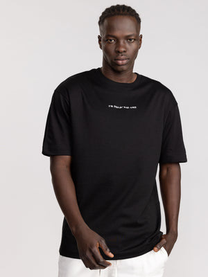 T-SHIRT OVER SIZE Black / XXL