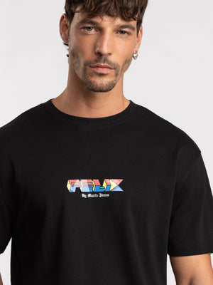 T-SHIRT OVER SIZE Black / XXL