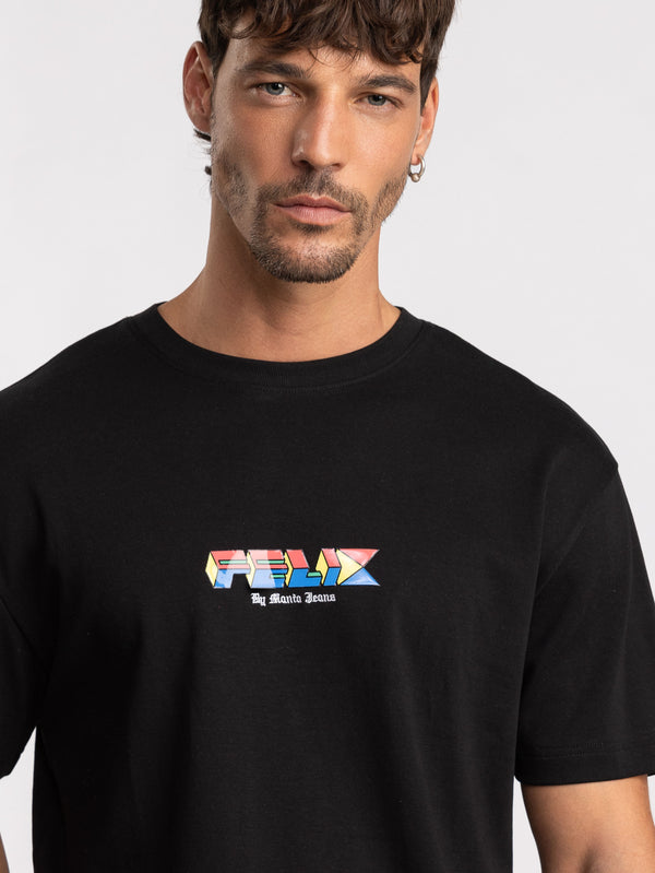 T-SHIRT OVER SIZE Black / XXL