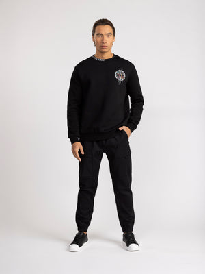 FASHION SWEATSHIRT Black / XXL