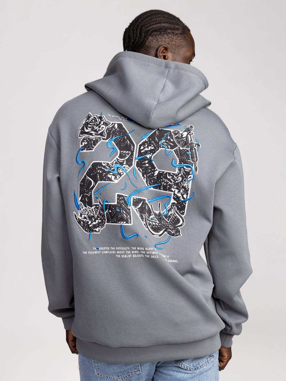 FASHION HOODIE Dark Gray / XXL