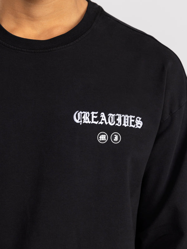 FASHION SWEATSHIRT Black / XXL