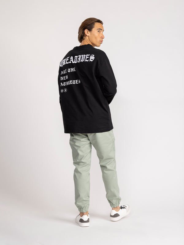 FASHION SWEATSHIRT Black / XXL