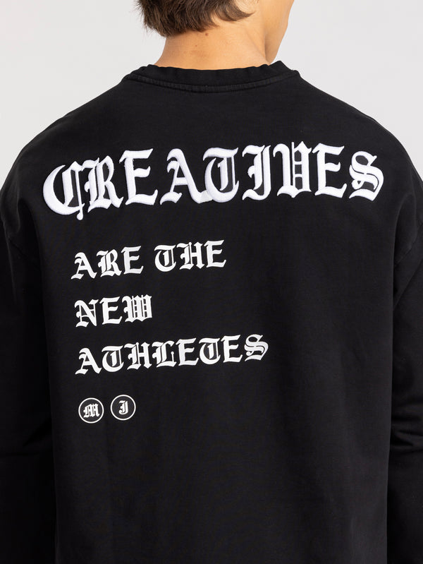FASHION SWEATSHIRT Black / XXL